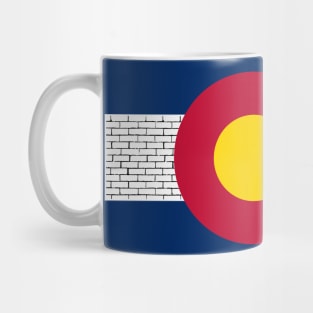 Colorado Border Wall Flag Mug